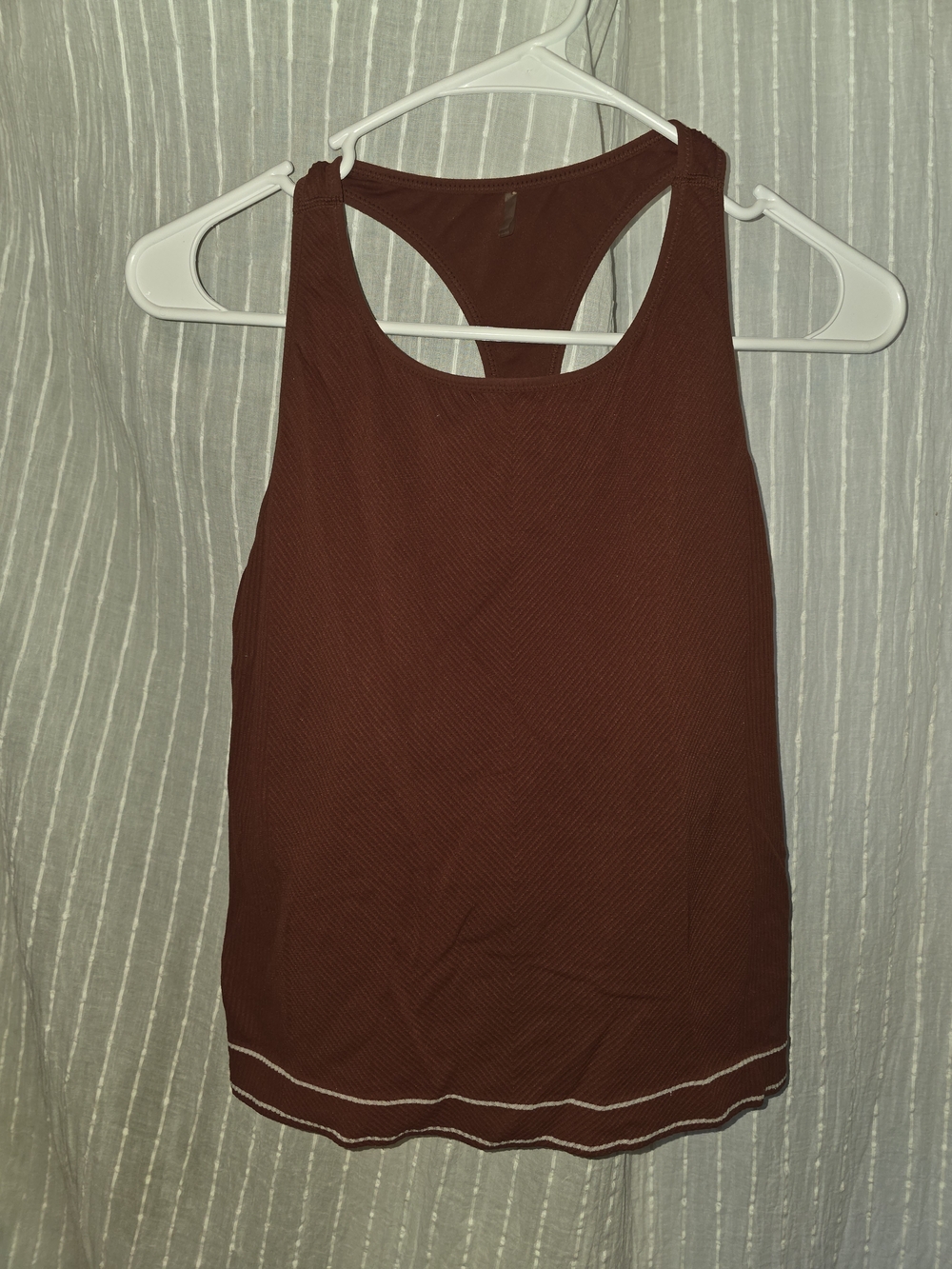 Calia Women’s Sleeveless Ribbed Tank Top in Rusty Brown
